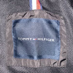 Black Tommy Hilfiger jacket worn only once so like new